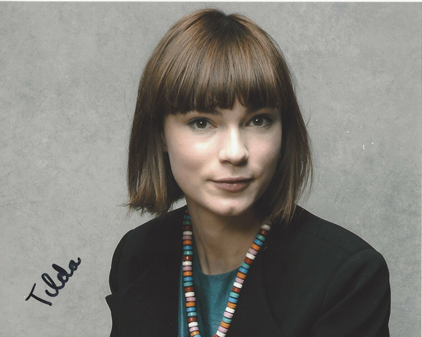 TILDA COBHAM-HERVEY SIGNED 'I AM WOMAN' 8X10 Photo Poster painting B w/COA ACTRESS HOTEL MUMBAI