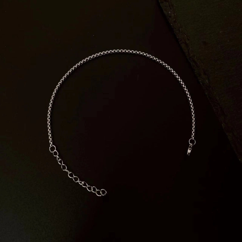 Style Simple Double-layer Stacked Wear Niche Non-fading Chain Bracelet Men’s Cool Hip Hop Bracelet