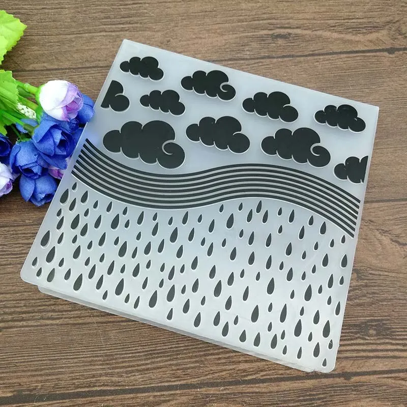 Merry Christmas Embossing Folder Plastic Card Making Stamps Scrapbooking Paper Craft Supplies Folders Album DIY