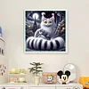 Castle Cat-11CT Stamped Cross Stitch 50*50cm