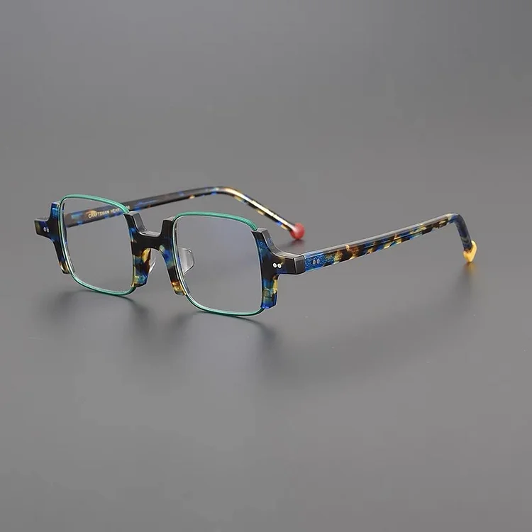 Ultralight titanium acetate frames men and women personality irregular optical frames luxury brand myopia prescription glasses