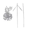 [US Local Warehouse] Dancing Fairy Dandelion Metal Stake Decoration for Indoor Outdoor Garde (Elf)