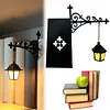 3D Printed Decorative Bookshelf Light Warm Glow & Easy Placement Reading Book Shelf Lights Fantasy Design & Versatile for Study Corner Home Library Decor