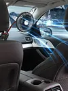 Auto Air Circulator 3 Gear Portable Ventilation Fan Rear Seat Fan for Auto Truck