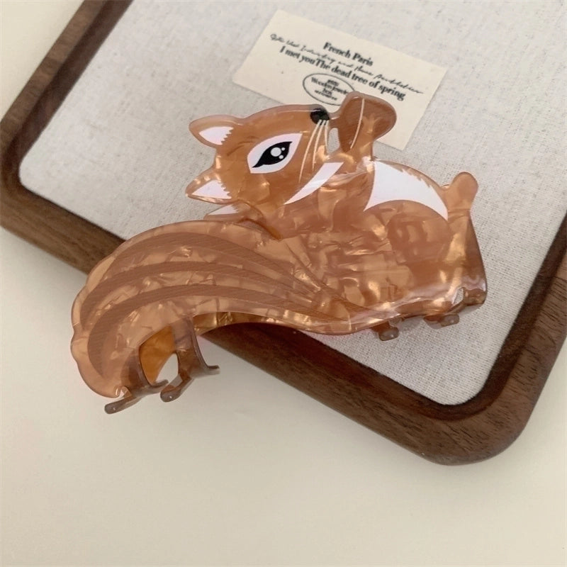 Women’s Korean Style Animal Acetic Acid Sheets Hair Claws