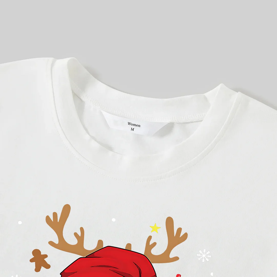 Red Santa Hat "2024 Family Christmas" Monogram Print Contrast White Long Sleeve with Vintage Red&Green Plaid Pants Family Matching Pajamas