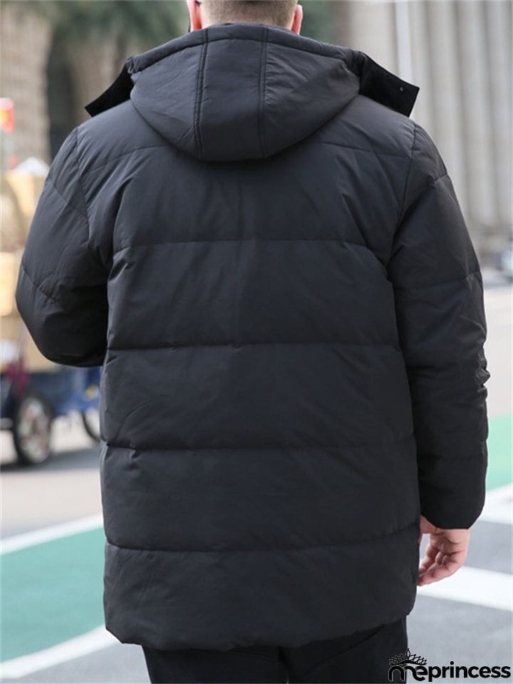 Men's Plus Size Thick Lightweight Warm Coats