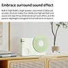 Small Vinyl Record Player Retro Bluetooth Wireless Clock Speaker