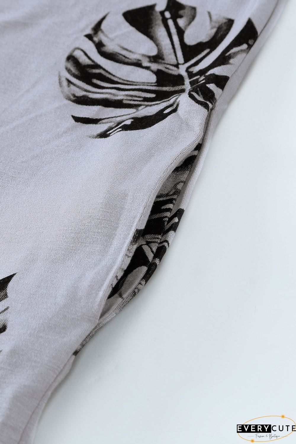 Print Spaghetti Strap Wide Leg Jumpsuit