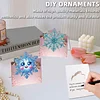 8PCS DIY Diamond Art Greeting Cards Congratulations Cards & Gifts (Snowflake)
