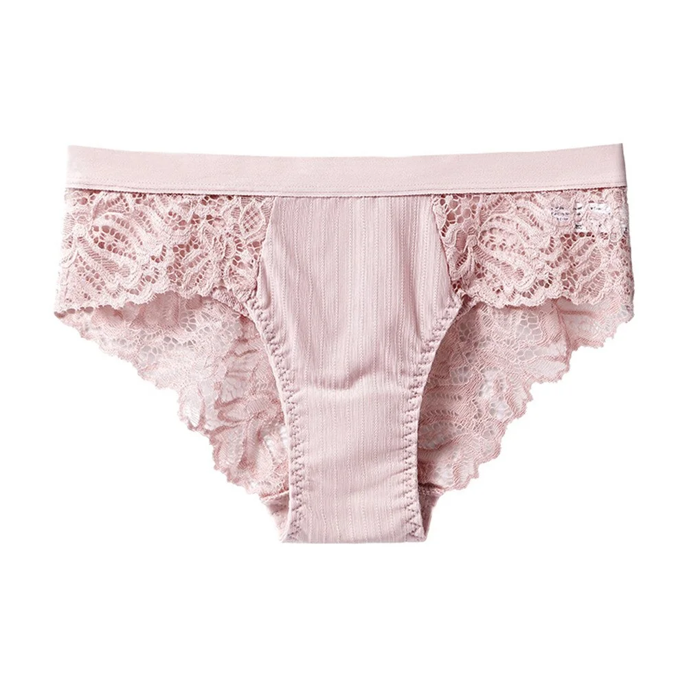 Seamless Women Hollow Out Panties Underwear Transparent Comfort Lace Briefs Low Rise Female Panty Soft Lady Lingerie Intimates