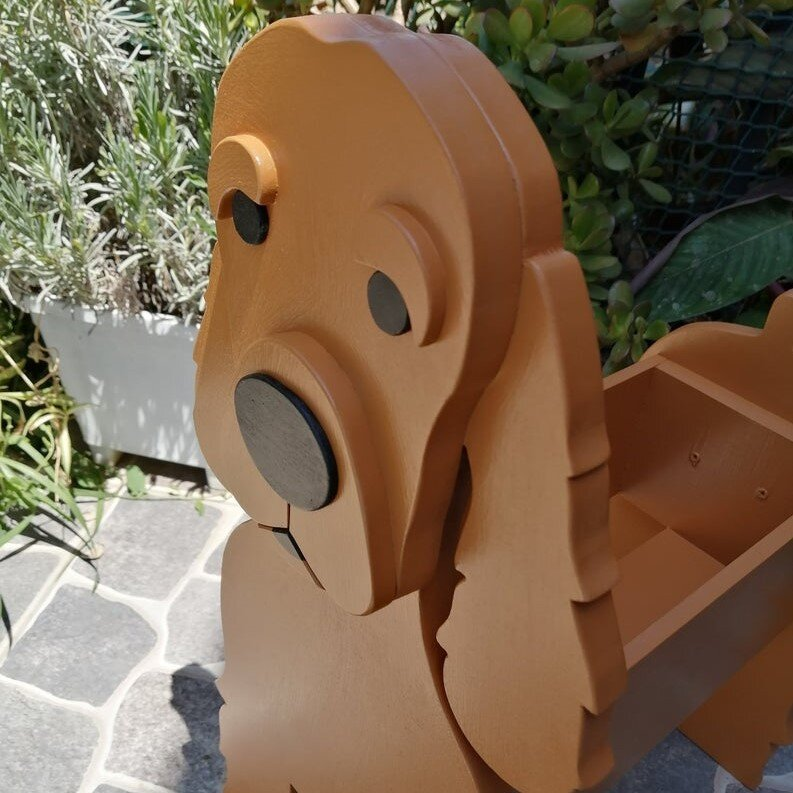 Dog Planter - Cocker Spaniel Planter