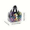 Trousse de maquillage en strass art de bricolage chaton en pvc transparent cadeau