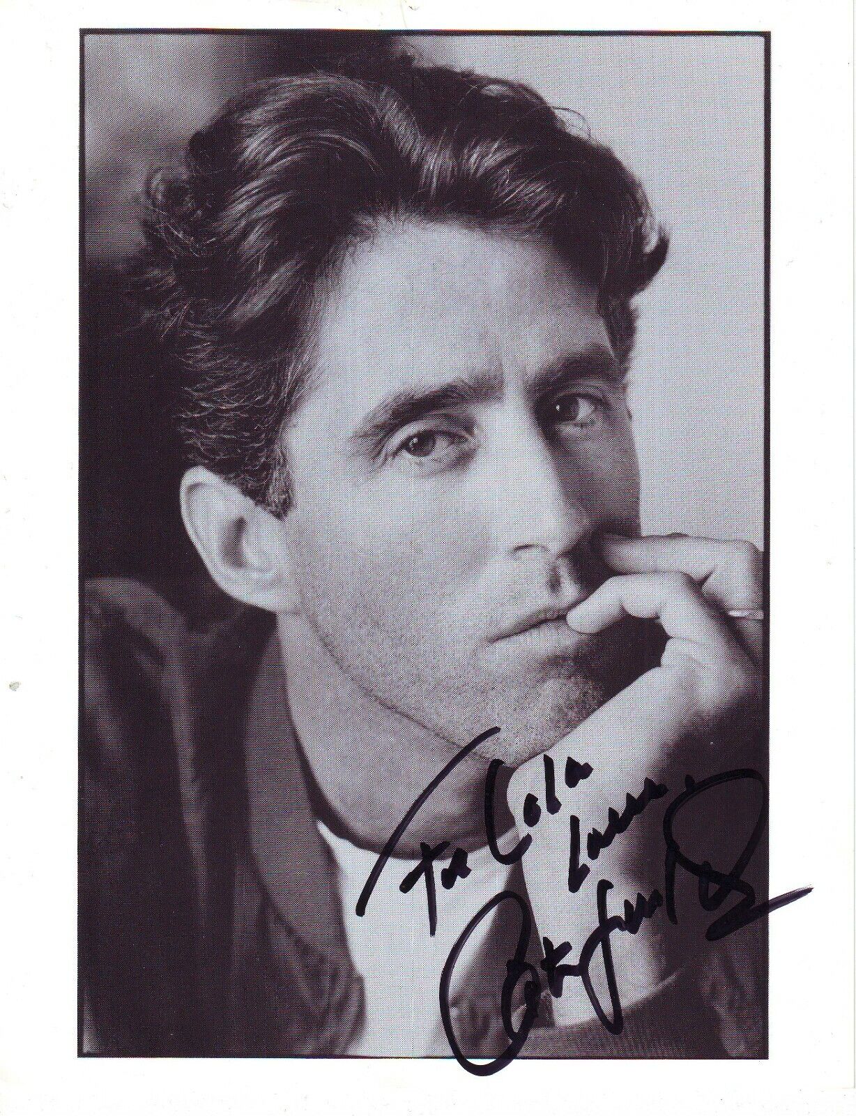 Christopher Lawford (20x25 cm) Original Autographed Photo Poster painting