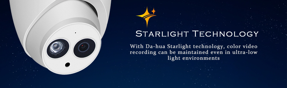 dahua starlight camera