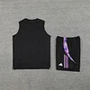 2024 Germany pre-match training Black Jersey+Shorts 1:1 Thai Quality