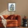 Daisy Cottage-14CT Stamped Cross Stitch 38*42cm/14.96*16.54in tapestrymarket