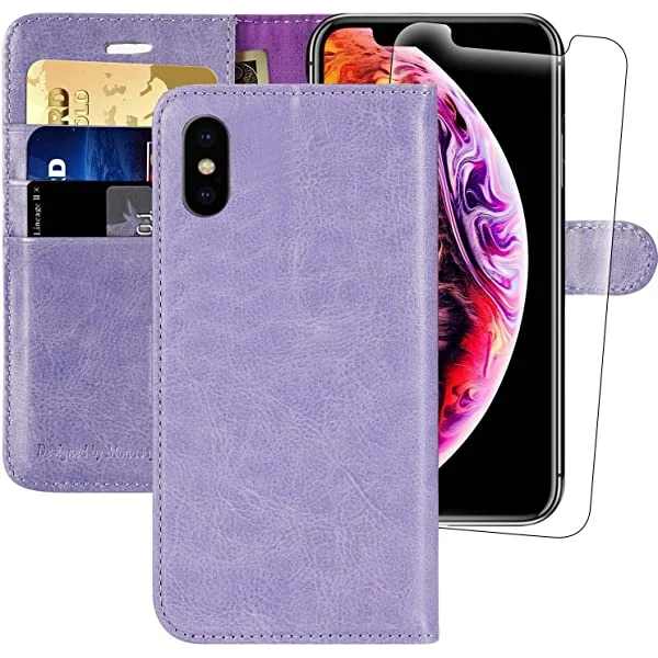 MONASAY Apple iPhone X/iPhone Xs Wallet Case, 5.8-inch