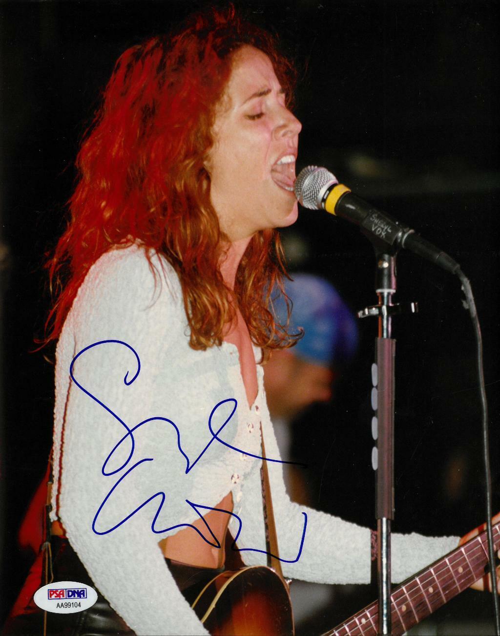 Sheryl Crow Signed In Concert Authentic Autographed 8x10 Photo Poster painting PSA/DNA #AA99104