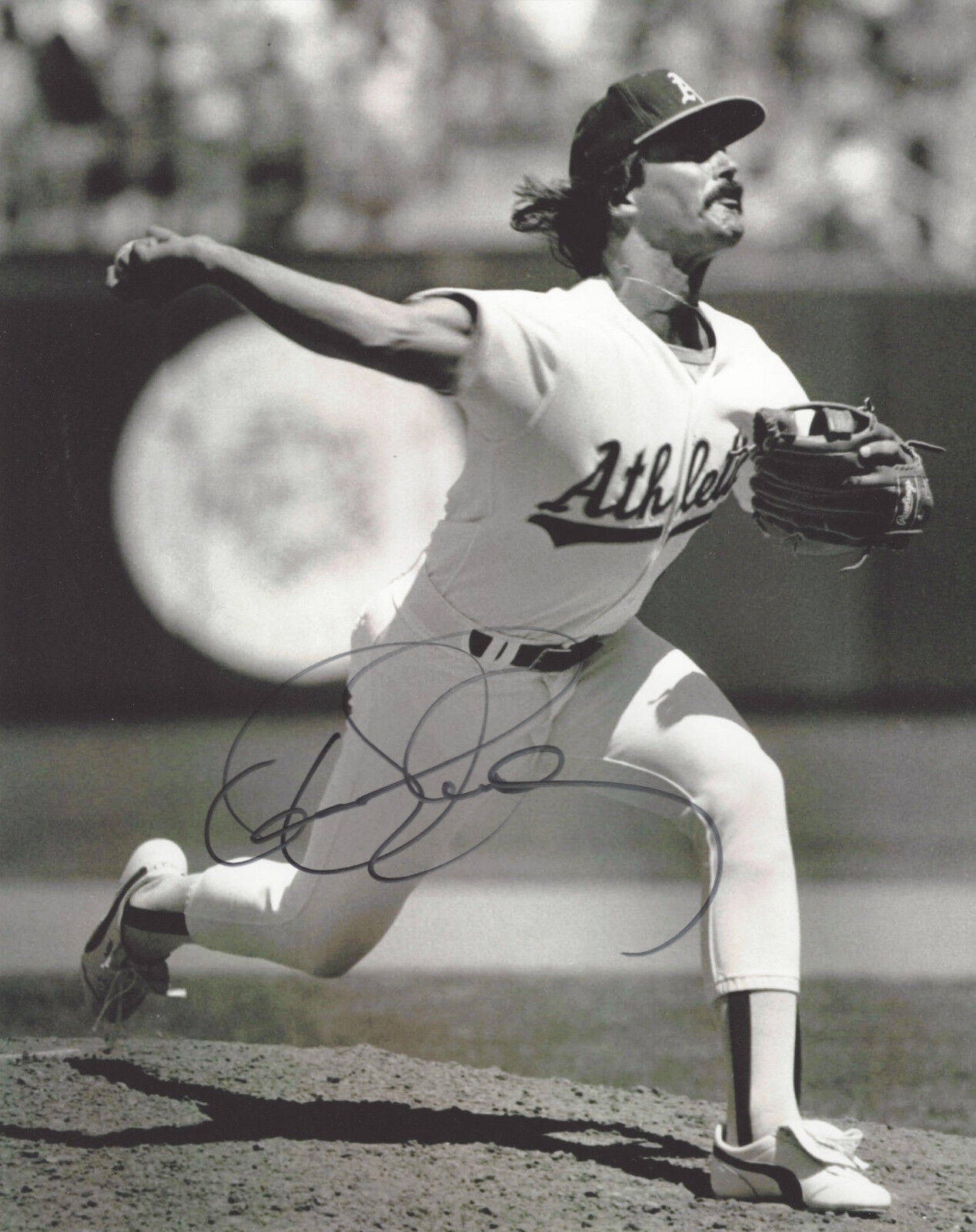 DENNIS ECKERSLEY HAND SIGNED AUTHENTIC ATHLETICS CARDINALS HOF 8X10 Photo Poster painting COA!