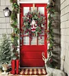 🔥Last Day 49% OFF🔥Santa Christmas Front Door Wreath-mysite-Adracos