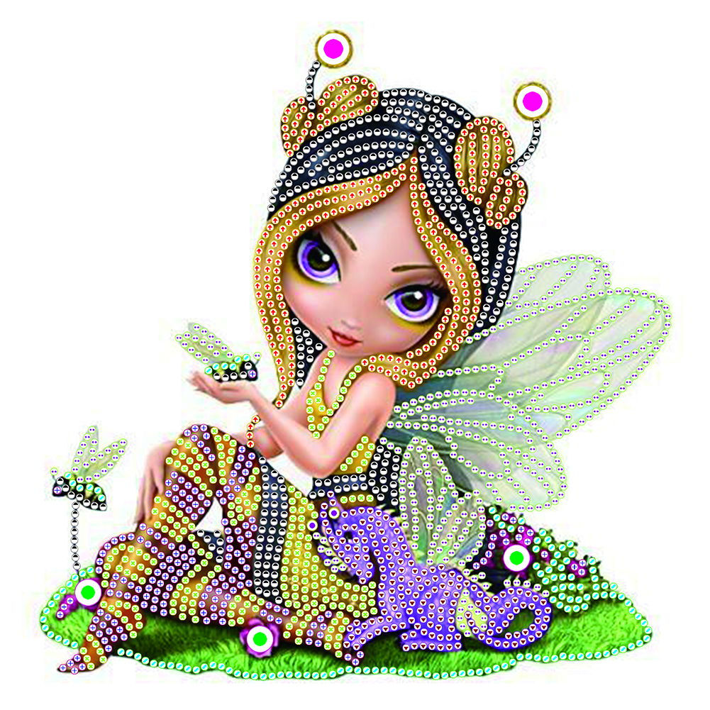 

Big Eyes Girl-Special Shape Drill Diamond Painting-30*30CM, 501 Original
