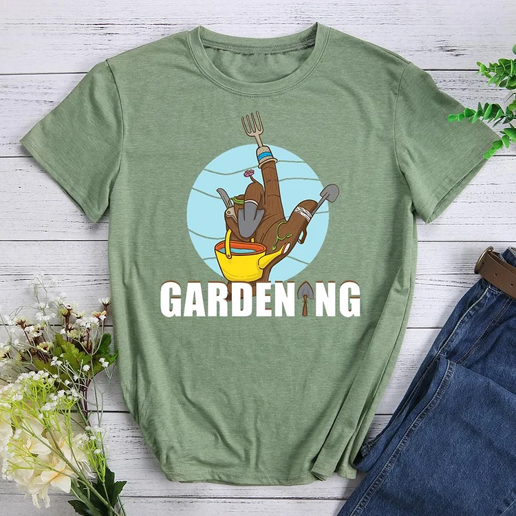 Gardening Round Neck T-shirt