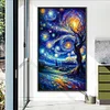 (40*70cm)Starry Sky Scenery - Full Round Drill Diamond Painting