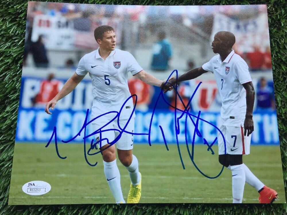 Matt Besler And DeMarcus Beasley Signed 8x10 Photo Poster painting W/JSA-COA Team USA Soccer