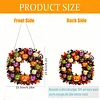 DIY Pumpkin Wreaths Special Shape Diamond Painting Pendant