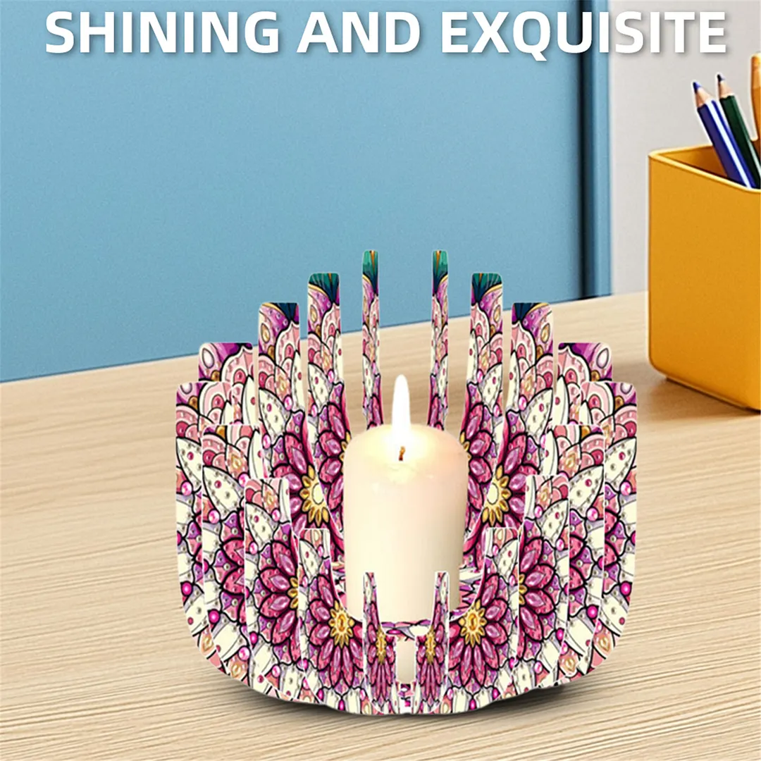 DIY Diamond Art Painting Kits of Candle Holder for Aromatherapy & Home Decor