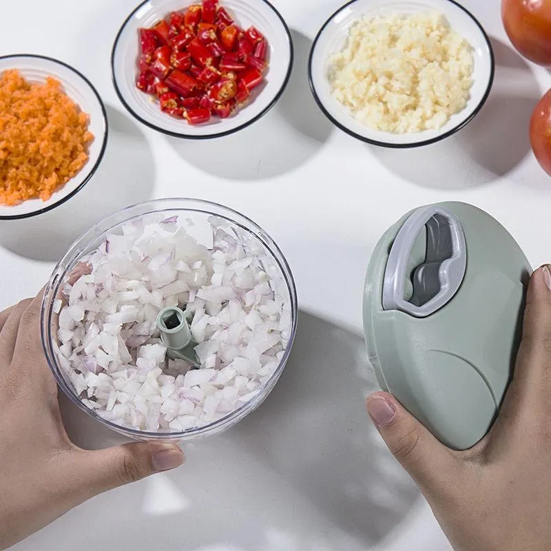 Likron Watches Premium Manual Food Chopper Vegetable Processor Effortless Kitchen Prep for Healthy Home Cooking