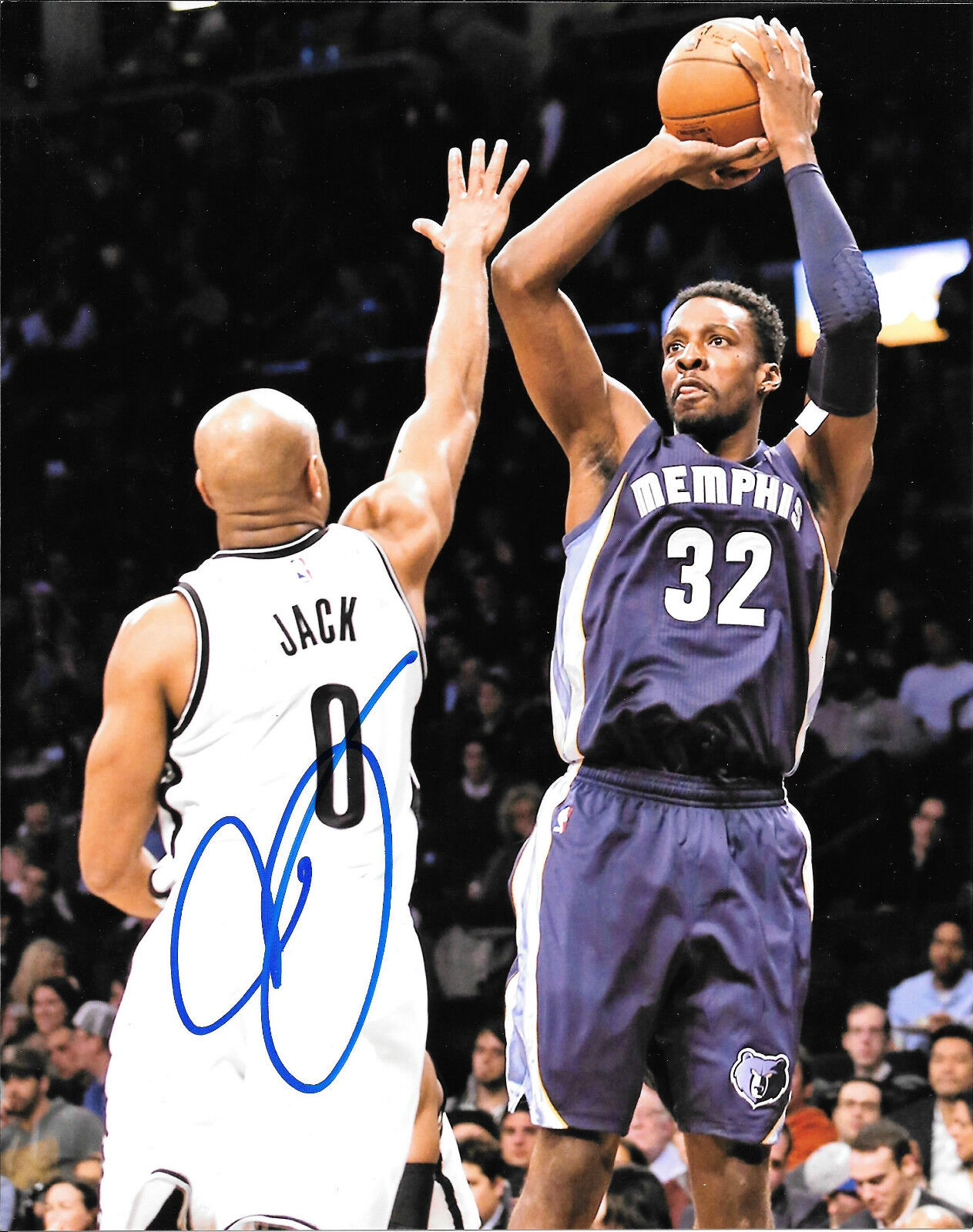 GFA Memphis Grizzlies * JEFF GREEN * Signed 8x10 Photo Poster painting J2 COA