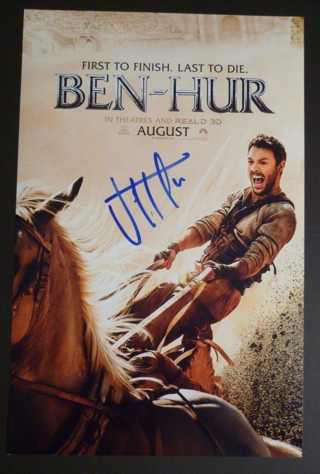 JACK HUSTON Authentic Hand-Signed BEN-HUR