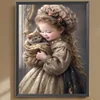 Diamond Painting -DIY Full Square Drill Cute Little Girl(35x45cm)