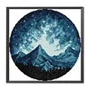 Moonlit Mountains - 14CT Stamped Cross Stitch 34*34cm/13.39*13.39in(Brand)