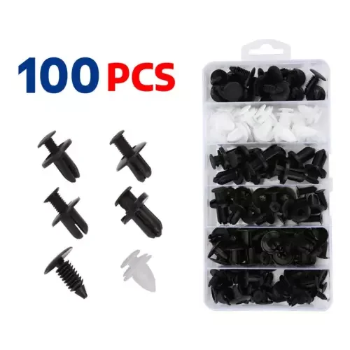 Dronehint Car Parts Body Bumper Rivet Kit Retainer Trim Molding Clip Assortments Push Pin (For: Acura) Parts