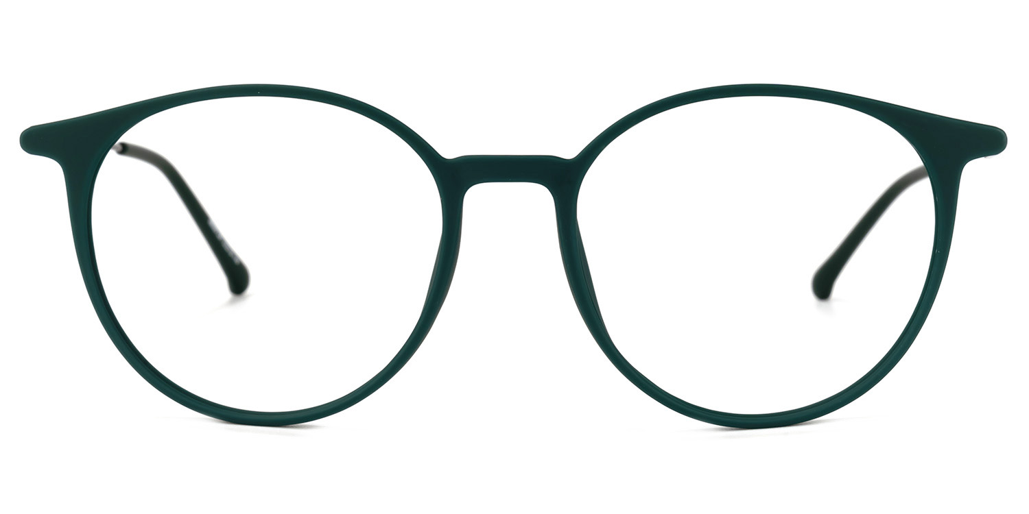 Ohnicio DunkelgrÃ¼n Rund Brille DunkelgrÃ¼n