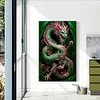 >SALE<5D DIY Full Square Drill Diamond Painting Dragon Kit Home Decoration Art Craft