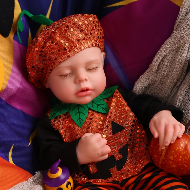 Babeside Lucy 12''/16" Realistic Silicone Halloween Baby Little Infant Girl Dress Up The Night
