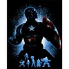 11CT Captain America - Stamped Cross Stitch Kits