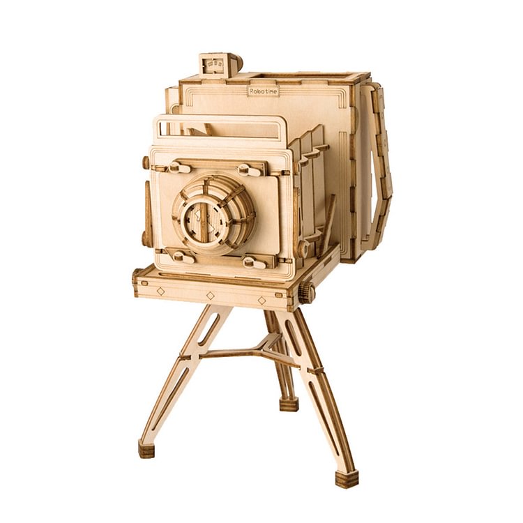 Rolife Vintage-Kamera TG403 3D-Holzpuzzle