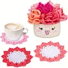 Potted Plant Coasters Crochet Kit with Step-By-Step Video Tutorials, Crochet Hooks for Adults