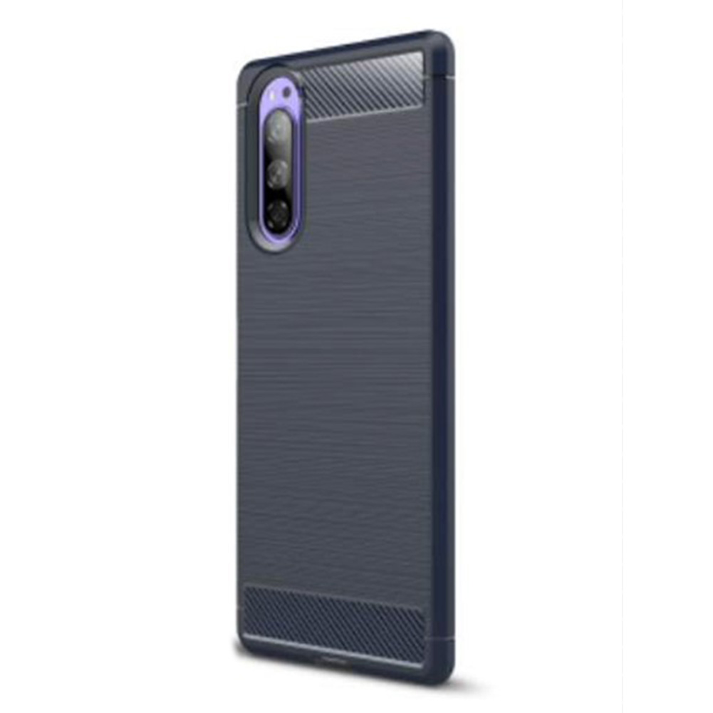 

Carbon Fiber Soft TPU Protective Cover Cell Phone Case for Sony Xperia 1 II, 501 Original