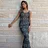 Lazycackle stylish dresses Women's Dress Slim-Fit Wrap Hip Strap Spice Dress 2025 Summer Sexy Print Holiday Casual Dress Dresses on Sale Clearance Slim