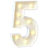 70cm LED Number Figure Light Easy To Assemble & Lightweight Large Lighted Number Warm Lighting & Radiant Atmosphere for Anniversary Graduation Decoration