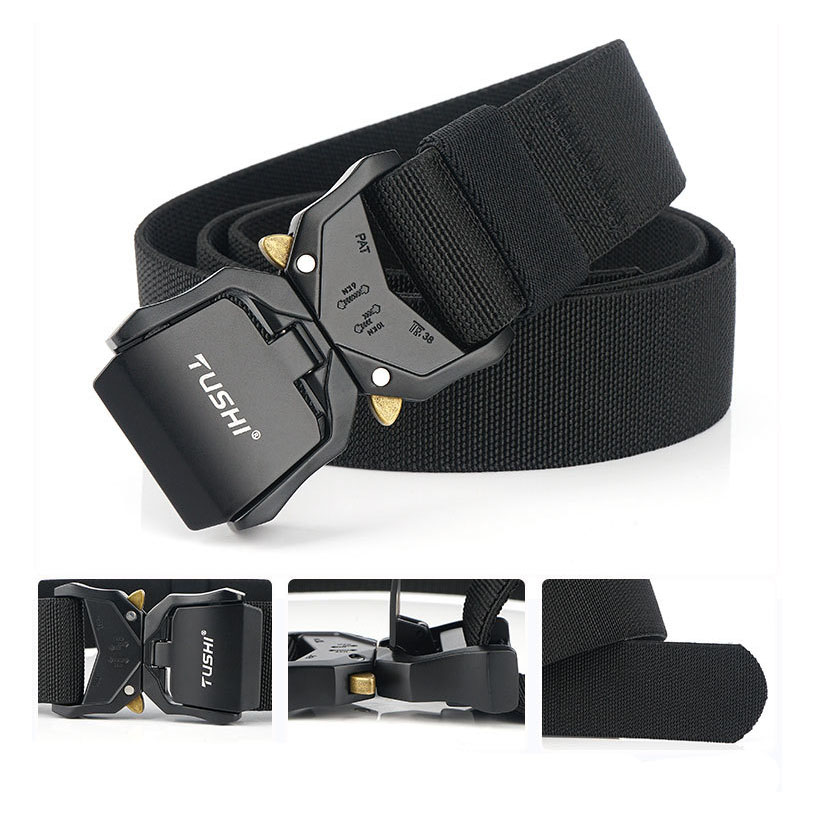 Unisex Vintage Outdoor Buckle Tactical Multi-Function Workwear Outdoor Belt