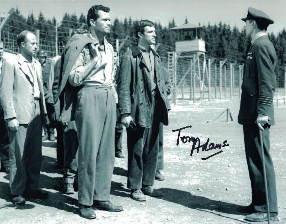 TOM ADAMS - Nimmo in The Great Escape hand signed 10 x 8 Photo Poster painting