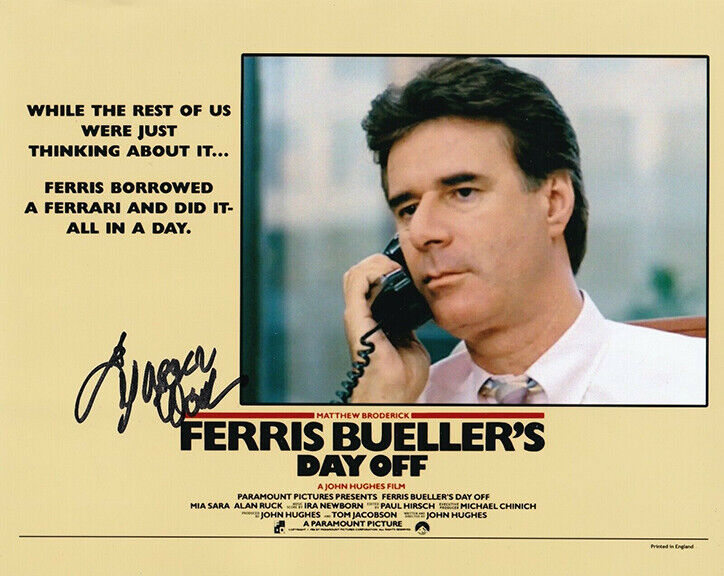 Lyman Ward REAL hand SIGNED Ferris Bueller's Day Off Photo Poster painting #2 COA Autographed