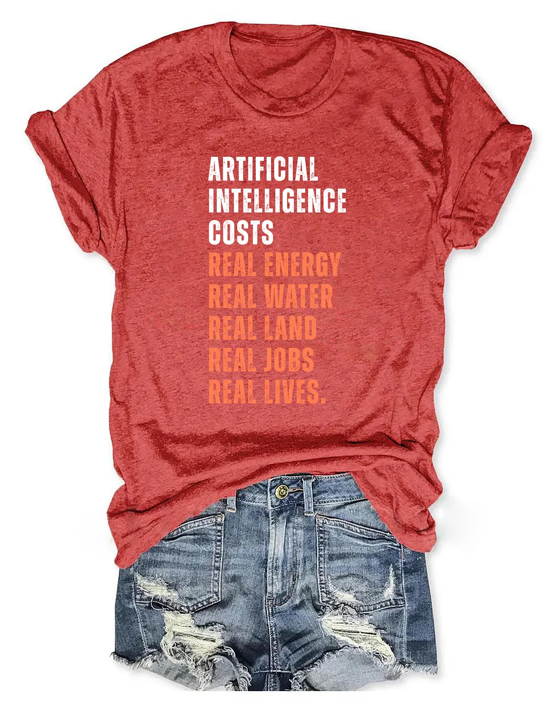 Artificial Intelligence Costs T-shirt